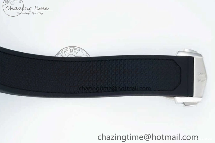 0314 ZipUp Speedmaster Racing Master SS HKF Best Edition Gray Black Dial on Black Rubber Strap A 7811